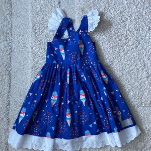 EUC Eleanor Rose 4th of July style dress! Size 7-8
